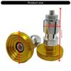 Stylish Motorcycle Handlebar Stoppers Metal Designs Motorcycle Handlebar Caps with Enhanced Friction for Better Control
