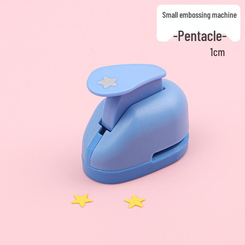 Children's DIY Paper Craft Embossing Machine - Easy Flower Punch for Kindergarten Educational Activities