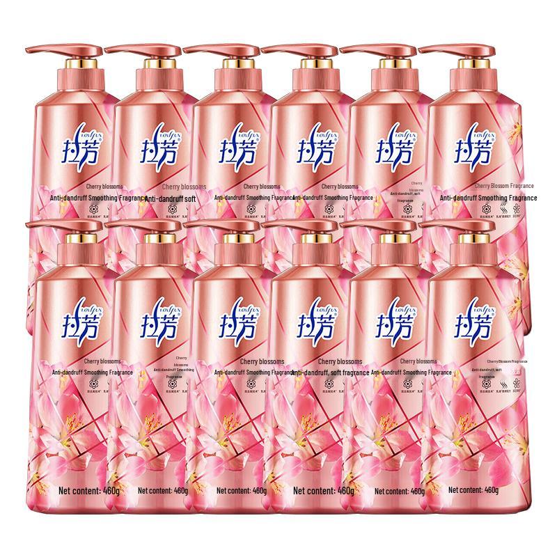 Laofang Cherry Blossom Anti-Dandruff Smoothing Shampoo - 12-Pack