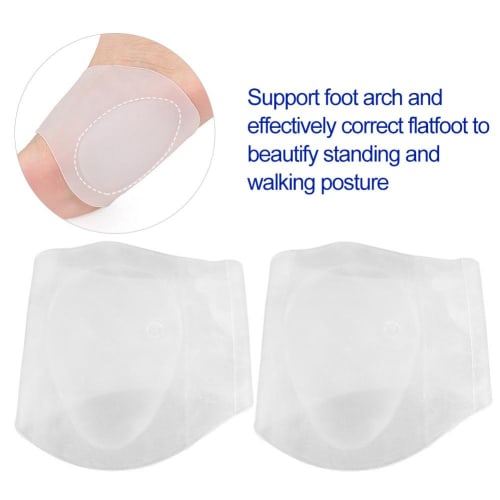 Foot Protection Pads, Sole Care, Pain Relief, Shock Absorption, Soft Silicone Pads, Pack of 2