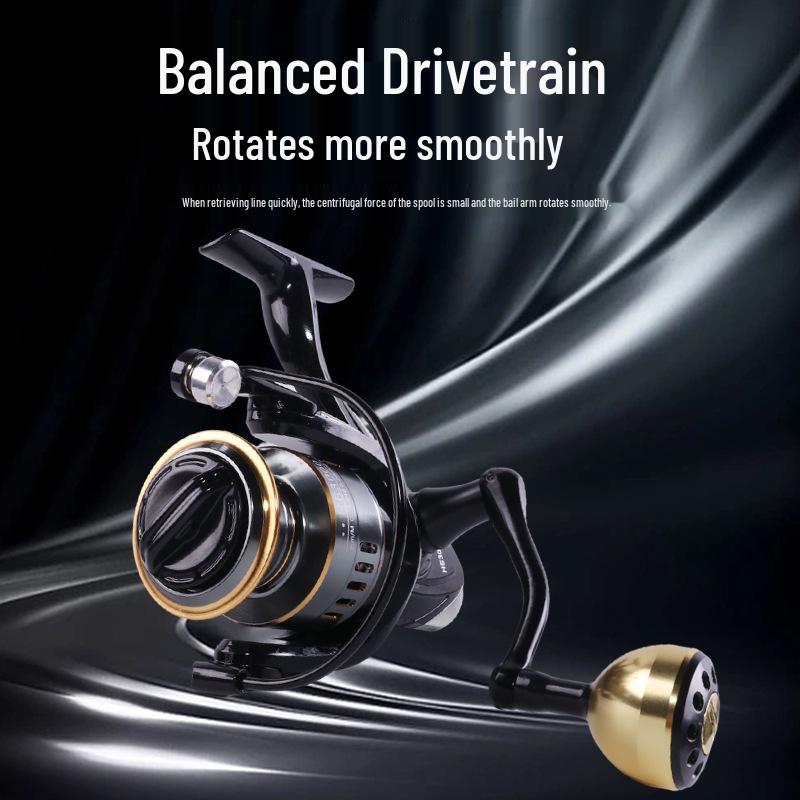 All-Metal Long Cast Sea Fishing Reel with Metal Spool