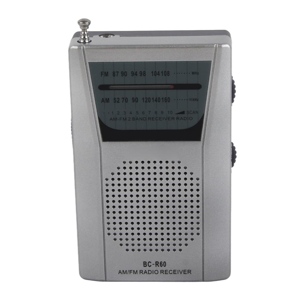Portable Radio Portable Pocket Small Mini Multifunctional Practical AM FM Transistor Radio Gift