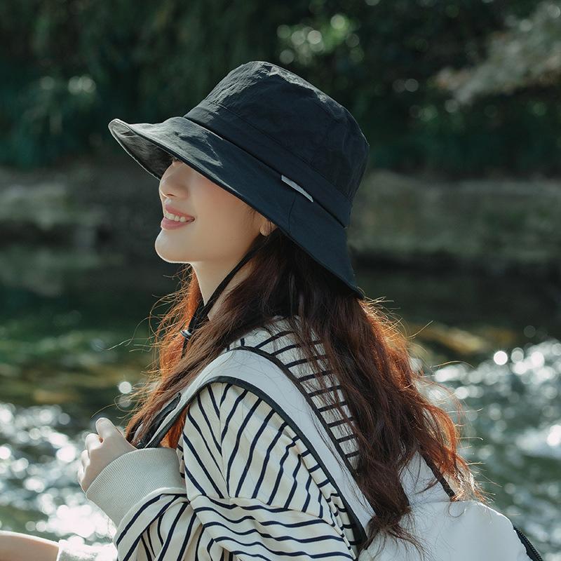 Nuovo cappello da donna estivo protezione UV protezione solare alpinismo outdoor asciugatura rapida cappello a secchiello corda antivento cappello da sole