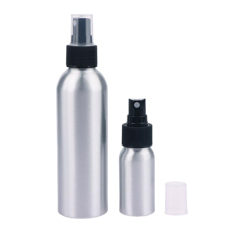 30/50/100/120/150/250/500Ml Empty Aluminum Spray Bottle Cosmetic Bottle Mini Metal Atomizer Bottles Travel Size For Cosmetics