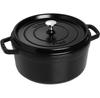 Cocotte Zwilling Staub, Round, 24 Cm, Black, 3.8 L (40500-241-0)