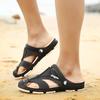 Fashion 2025 Summer Men's Slippers 5 Slip-On Garden Shoes Breathable Man Sandals Plus Size Male Beach Shoes Flip Flops Quick Dry