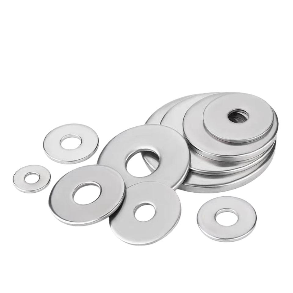 Extra Large Thickened Flat Washer - 304 Stainless Steel, M3 to M30 Sizes