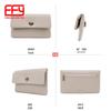 Korean Style Women's PU Long Wallet: Chic Card Holder & Coin Purse with Fashion Lock.
