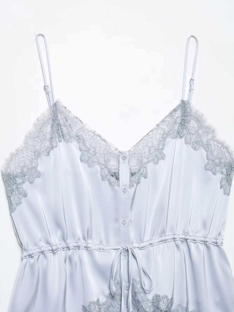 2026 Summer Sexy V-Neck Lace Camisole for Women - Waist-Cinching, Versatile Design