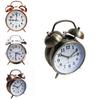 Stylish 4 Inch Night Light Alarm Clock With Silent Quartz Movement In Elegant Copper Finish