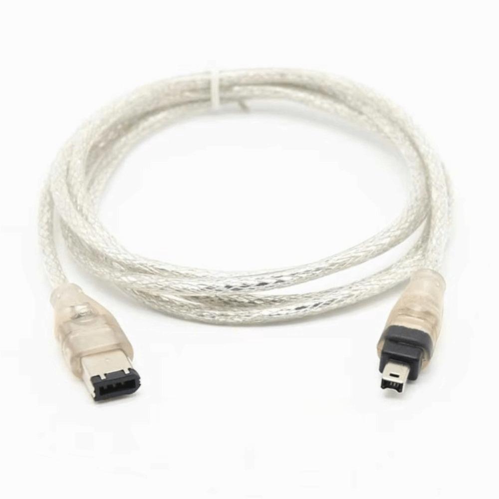 Male Connector IEEE 1394 Cable USB 6P To 4Pin USB To Firewire Adapter Data Cable  HDV Camera 4P to 6P