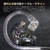 KZ EDX Lite Wired Earphones 1DD 10mm Dynamic Driver - Gaming, HiFi Sound, Bass Boost (Transparent, No Mic)
