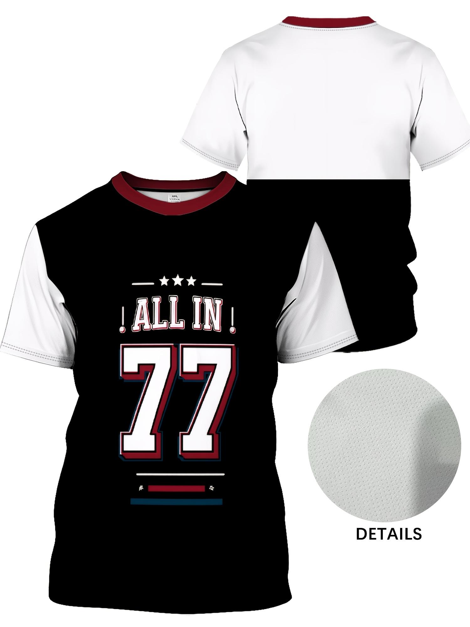 Women s round neck T-shirt, retro college style football shirt, all-print casual street style T-shirt XXS