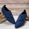 Fashion Pointed Shoes Female  Daily Casual Shoes Classics Black Lace-Up Comfortable Flats Women's Flat  2026