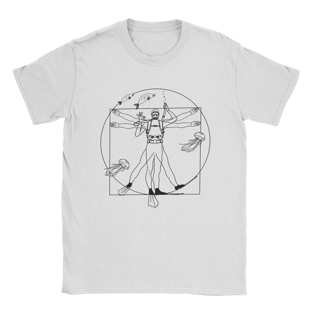 Dive Diving Snorkeling Diver Scuba T Shirt Men's Cotton Novelty T-Shirt Round Neck Tee Shirt Short Sleeve Clothing New Arrival