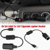 12V Car Cigarette Lighter Socket 5V 2A USB To 12V Car Power Adapter Cable Converter Auto Electronics Accessories