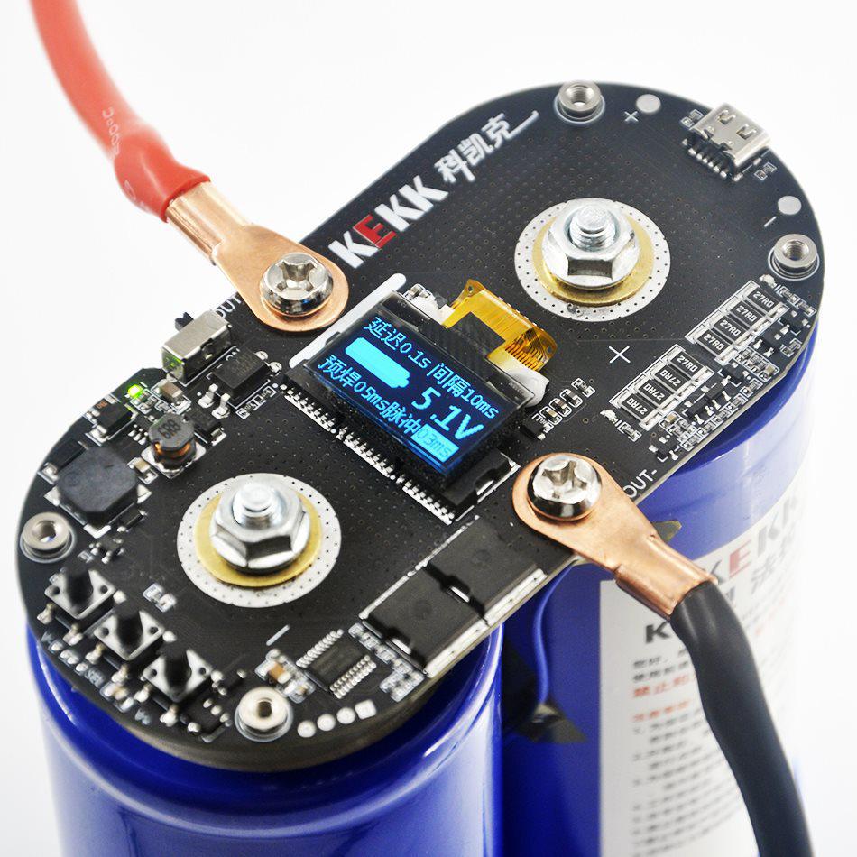 K7 Dual Pulse Capacitor Spot Welder & Intelligent Control Display for 18650 Lithium Battery DIY