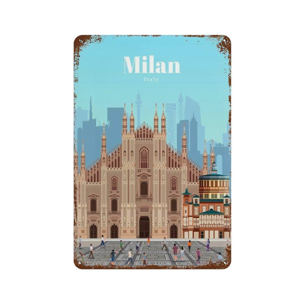 Amsterdam London Iceland Bali Travel Poster Metal  Sign Plaque Retro Plates For Club Man Cave Bar Hotel Cafe Wall Decor