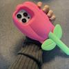 The New Xiaohongshu Tulip Is Suitable for Apple 14promax Mobile Phone Case Iphone13 Women 12/11/se