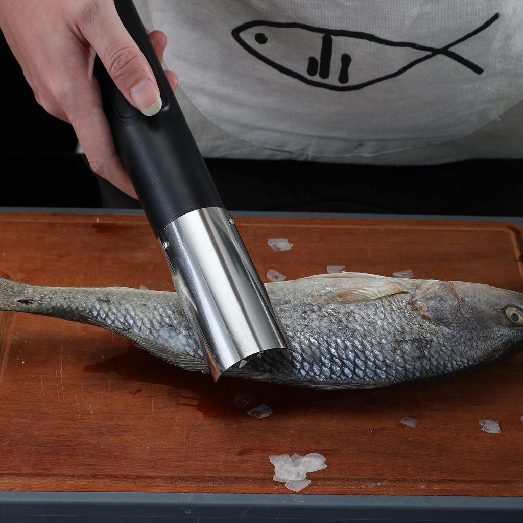 Portable Electric Fish Scraper Usb Charging Waterproof Fish Scale Planer Fish Cleaner Scraper Scale Knife Seafood Kitchen Tools