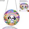 2D Flat - 1pc, 2D Flat Forest Puppy Scene Design, 2D Flat Acrylic Sun Catcher Window Hanging Decoration, Suitable As a Birthday Gift for Women, Men, A