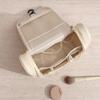 Hanging Fashion Cosmetic Case Waterproof Makeup Bag Zipper Closure Soft Handle Durable Large Capacity Pouch with Hook