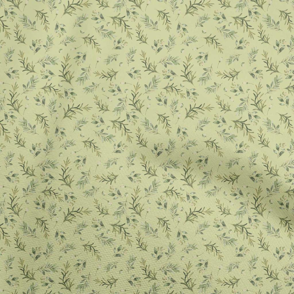 oneOone Cotton Poplin Baby Blue Fabric Tropical Sewing Material Print Fabric By The Yard 42 Inch