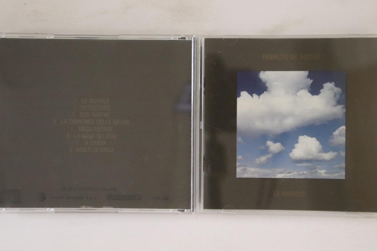 

CD FABRIZIO DE ANDRE - Le Nuvole CDL260 FONIT CETRA 1990 Italy Rock Used