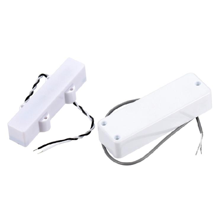 

Sealed Alnico 5 Bass Pickup Set 4 String Electric Bass Guitar Humbucker Pickups Instrument Accessories Easy to Use 1