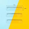 Transparent PS Mini Straight Ruler 10cm Single Scale Measuring Stick