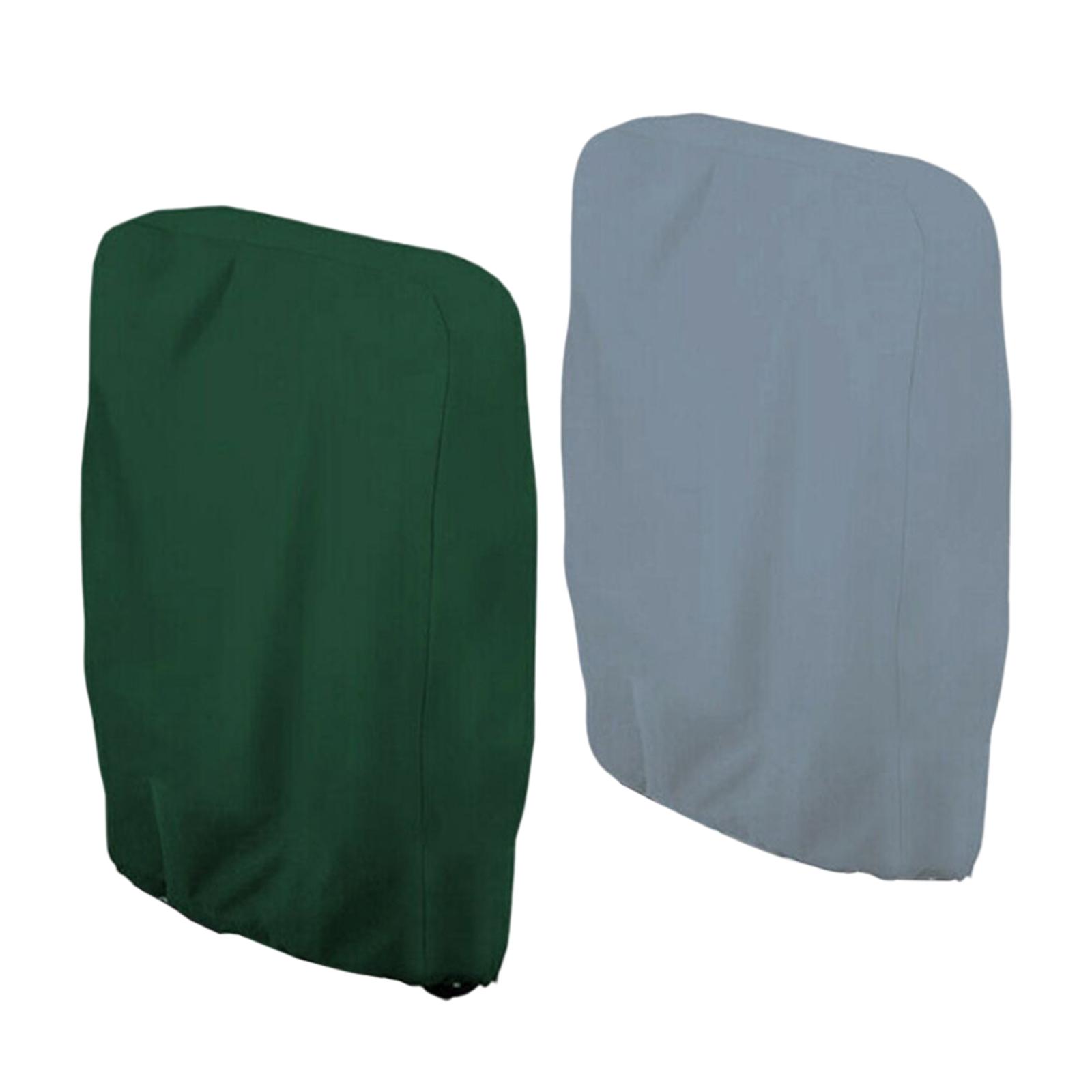 Folding Chair Cover with Storage Bag Stool Slipcover Seat Cover Durable Foldable зелёный