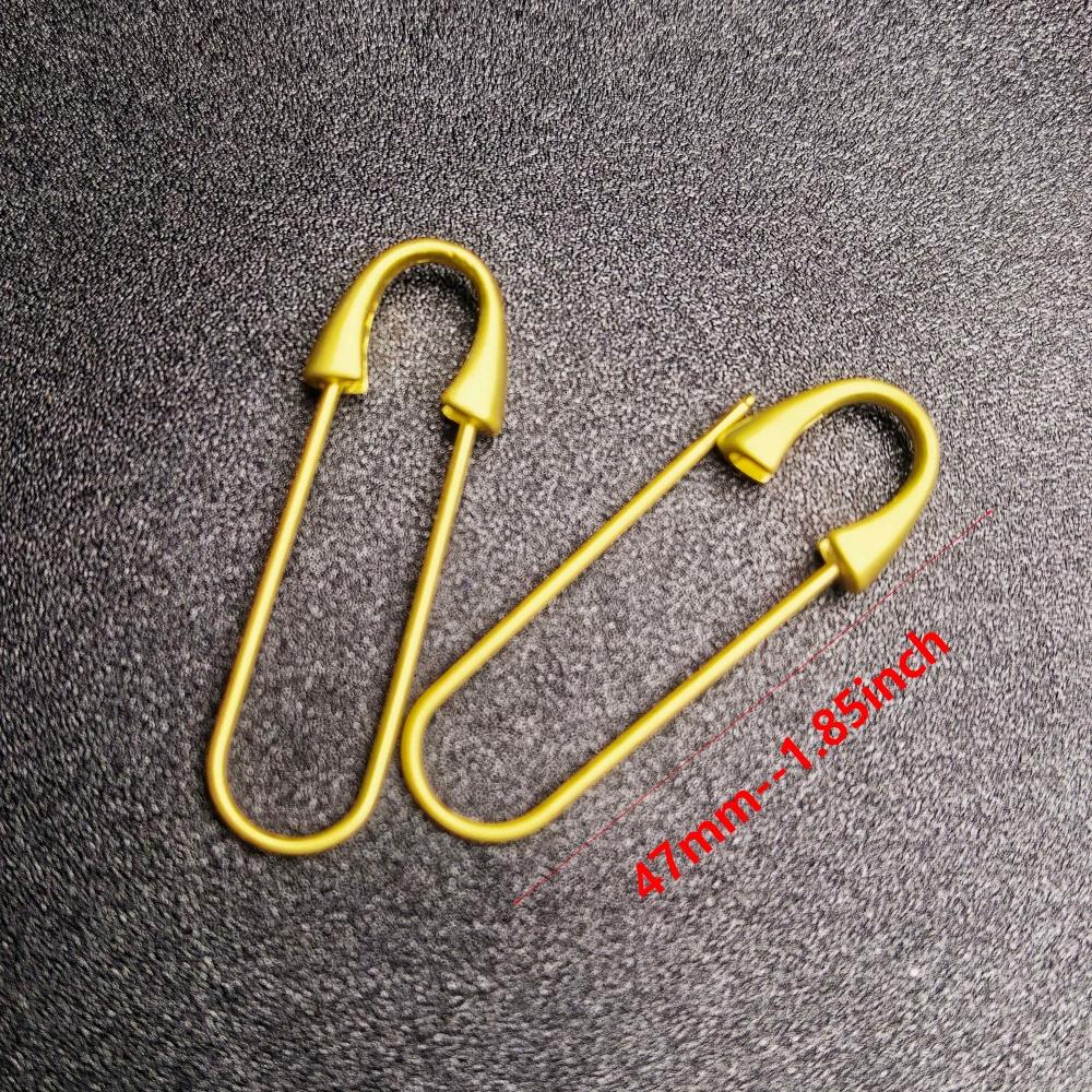 

2pcs Fashion Metal Brooches Waistband Fixing Buckle Safety Pin Multifunction Brooch Pins for Women Girls Waist Buckle