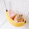 Small Pet Banana Hamster, Sloth, Squirrel - Sleeping Nest for Winter Warmth and Comfort, Made of Soft Cotton, Hanging-style Sleeping Nest