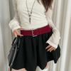 Double-Breasted Wide Waist Belt Suede Dress Jeans Belt Fashionable Women's Belt  Spicy Girls