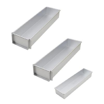 Tiramisu Kuchenform mit abnehmbarem Boden Aluminiumlegierung Rechteckige Käsekuchenform Kuchen Dessert Backblech