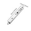 Flush Bolt , Sturdy Wear Resistant Easy To Use Practical Hardware Concealed Latch for Apartment