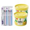 Shuke Wide-Head Toothbrush & Xilan Lemon Air Freshener Set