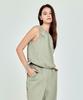 Depassion Sleeveless With Shirring Point (Light Khaki)
