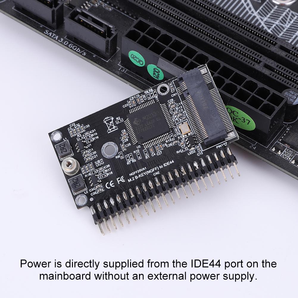 M.2 NGFF SATA SSD To 2.5inch IDE 44pin Adapter M.2 NGFF SATA SSD To 2.5 IDE SATA SSD Converter SATA Adapter Card for PC Desktop