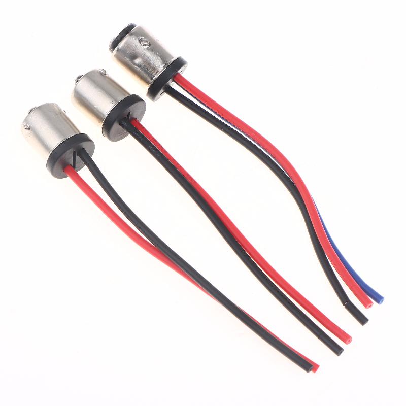 2Pcs Auto Lamp Socket For 1156 1157 Car Led Turn Signal Light Male Base Plug Connector Car Led Lamp Adapter