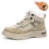Men's shoes winter velvet high-top Martin boots men's flow thick-soled thickened warm cotton shoes tooling shoes