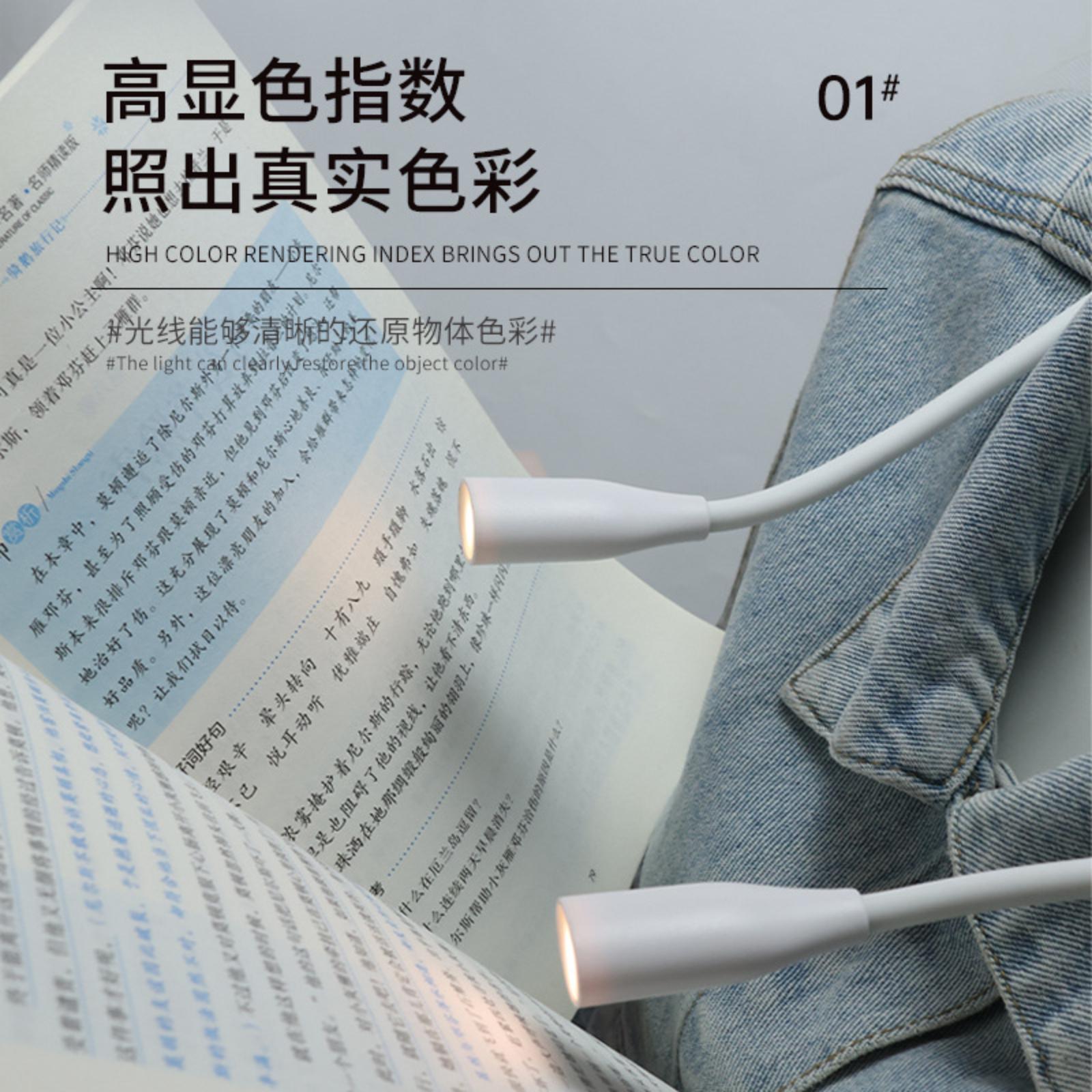 

Multi-Functional LED Neck-Worn Study Light Portable Neck-Worn Reading Light Night Light Neck-Worn Night Light One Size білий