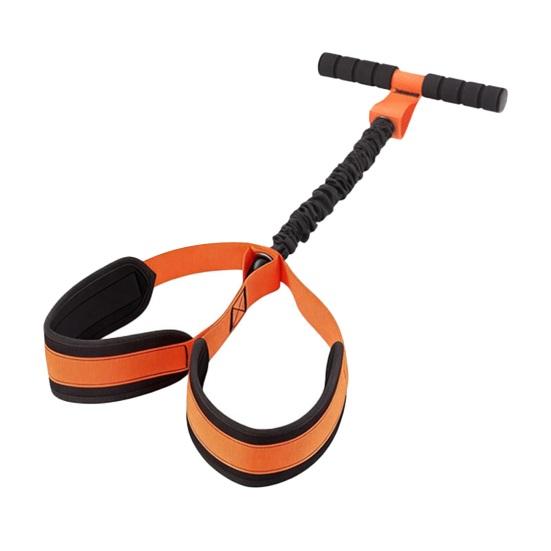 

Resistance Band with Handle Yoga Pull Rope Sit-up Exerciser Men Women Abdomen Waist Arm Leg S Single Layer