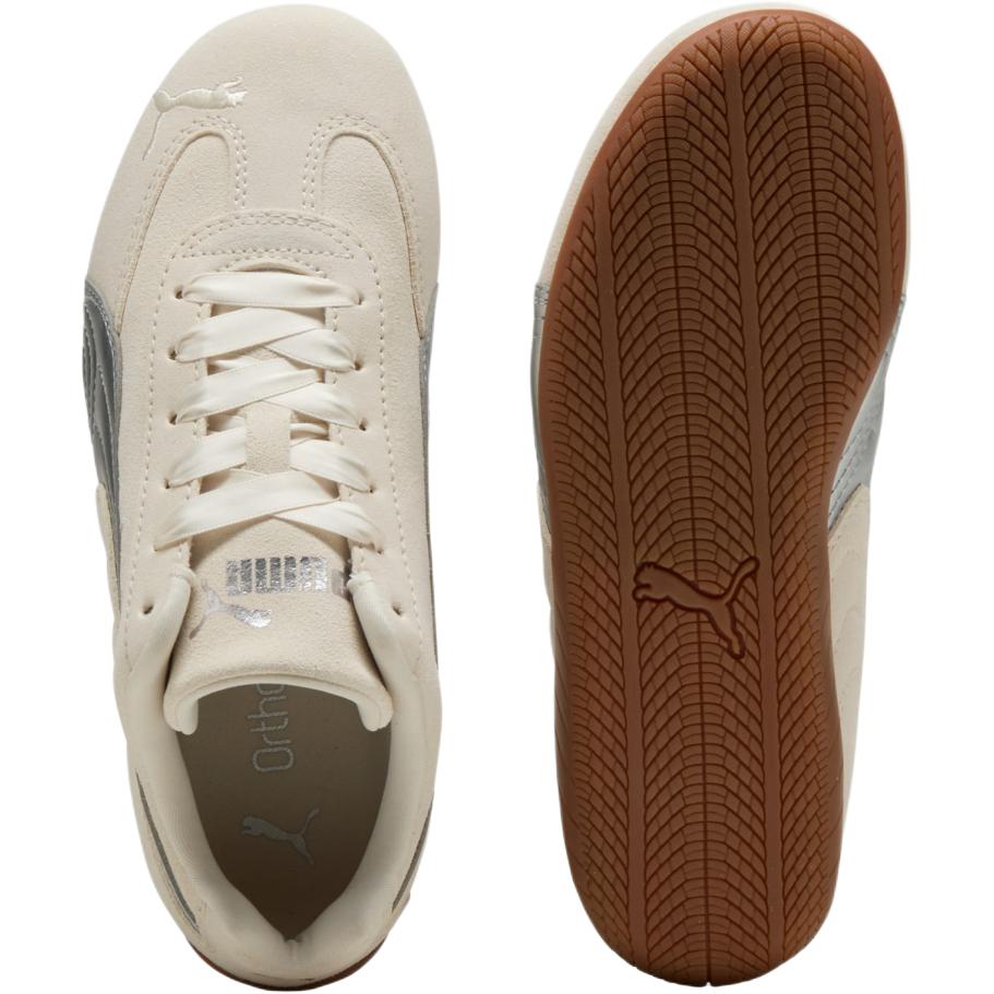 Puma Speedcat Big Kid Metallic Pack - Alpine Snow Silver Kids Sneakers Cream 404113-01