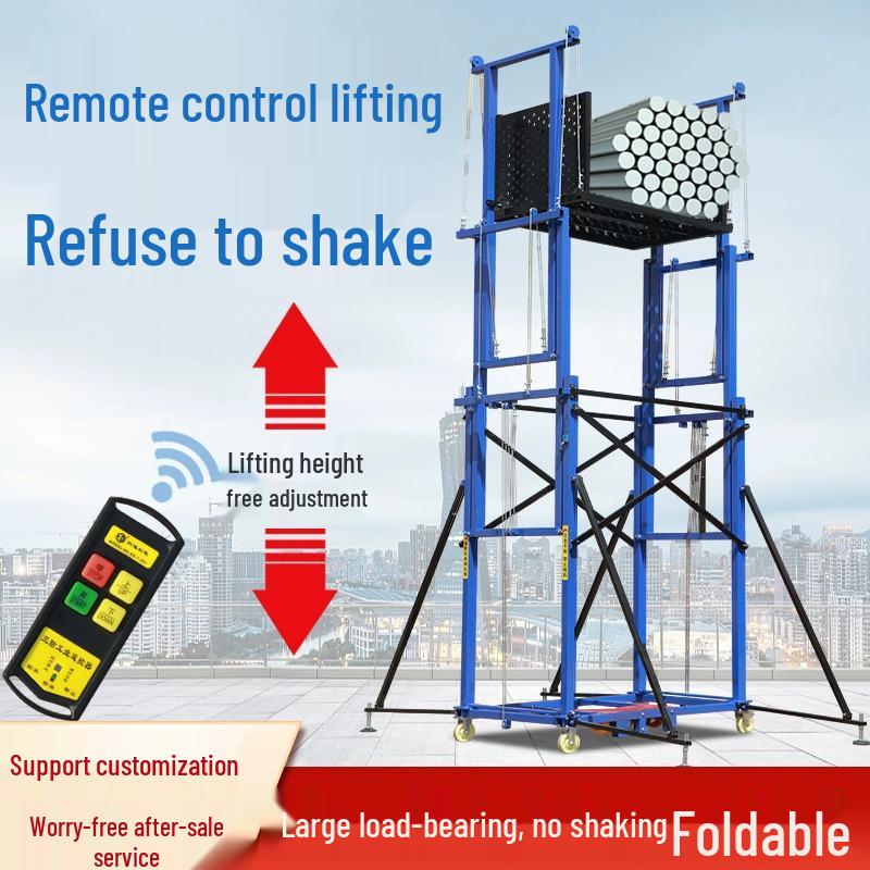 Electric Remote-Controlled Hoist Lifting Platform