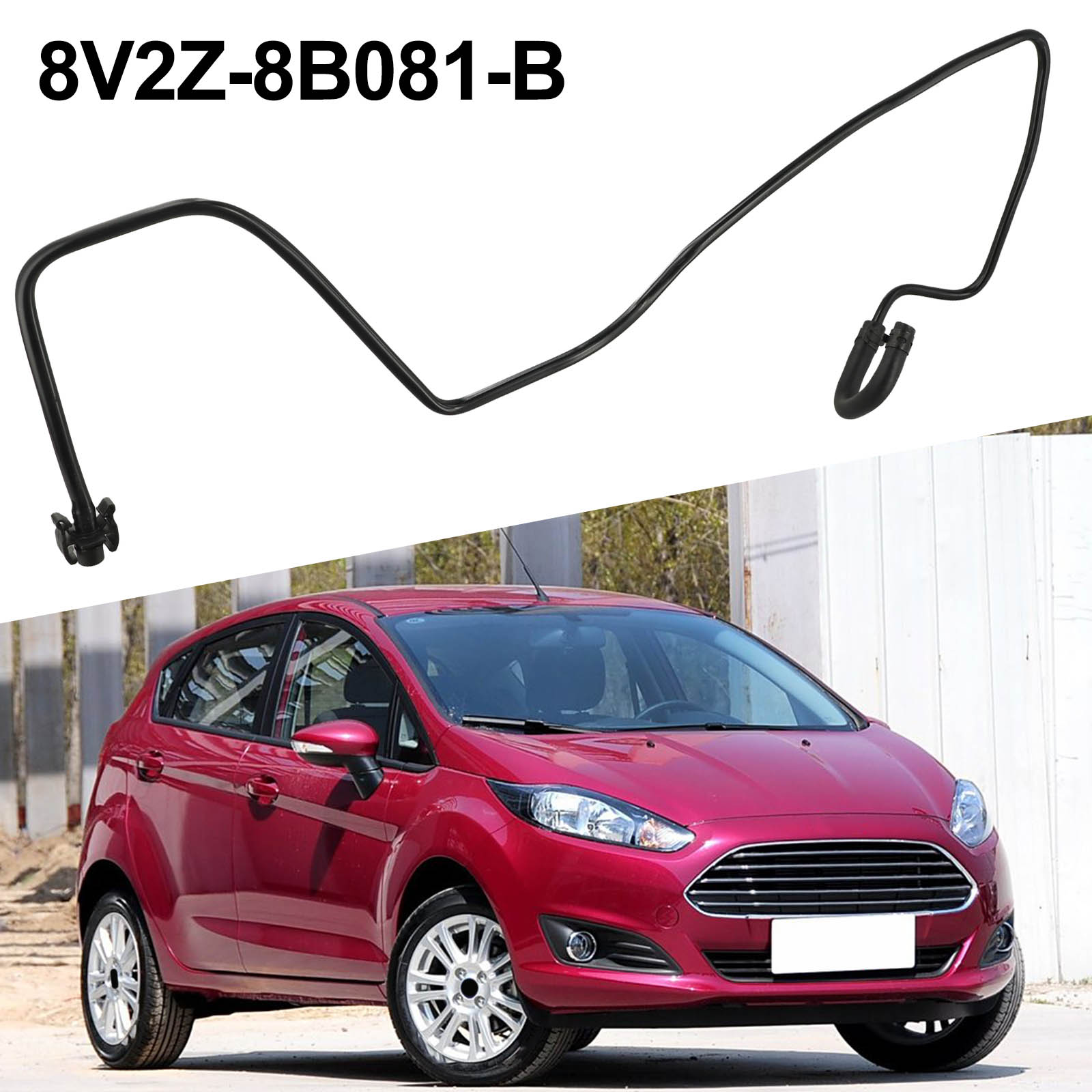 Для Ford Fiesta Патрубок расширительного бачка радиатора 2011 2019 Запчасть 8V2Z8B081B