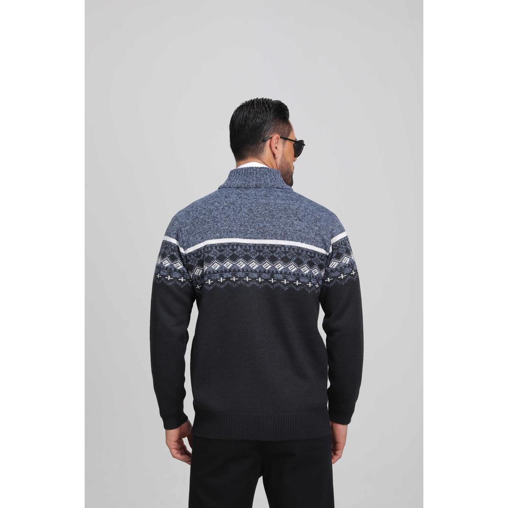 Cozy Up Sweaters for Men,Men's Full Zip Cardigan Sweater Casual Cable Knitted Stand Collar Sweater with Pockets Jackets for Men