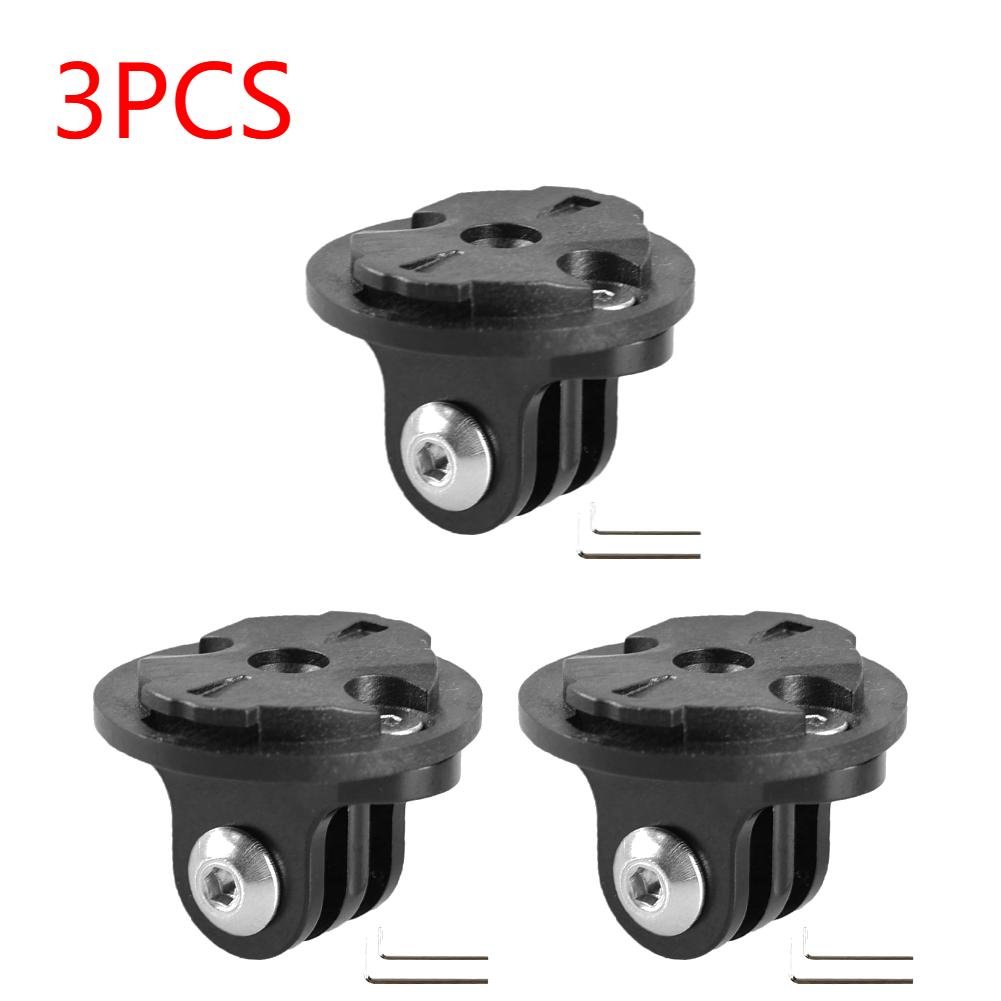 1-3Pcs For Garmin Gopro Bike Sport Camera Mount Holder Bracket Adapter Quick Release Camera Headlight Stand Camera Fixing Bases