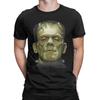Universal Monsters Frankenstein Big Face T-Shirt Summer  Cotton T Shirts For Couple Popular Custom Tshirt Short Sleeve Top Tees