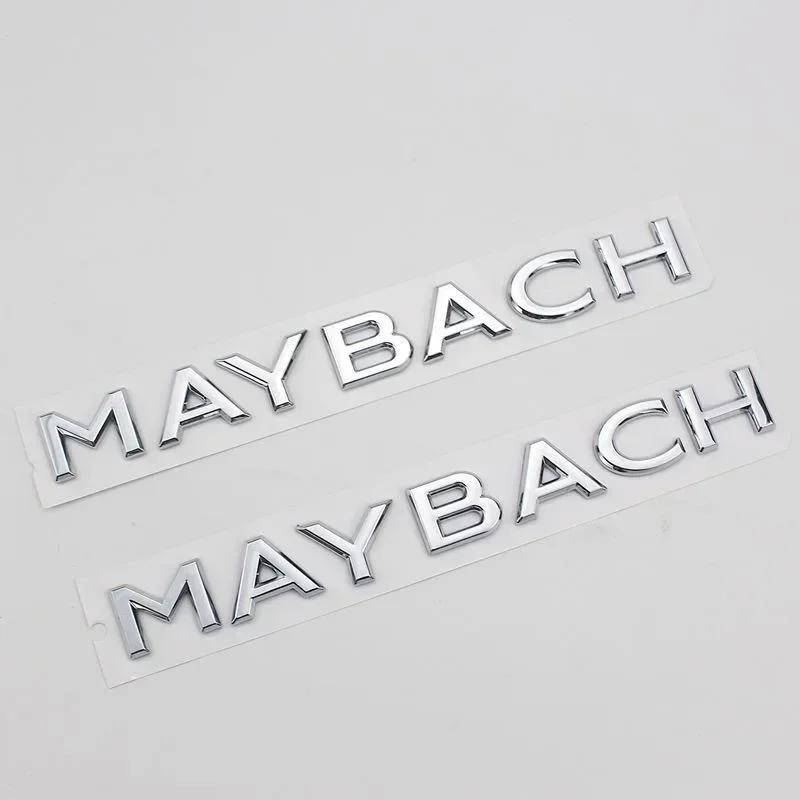MAYBACH letter logo car stickers for Mercedes-Benz MAYBACH S400L rear trunk labeling accessories refit decals1 bfio9